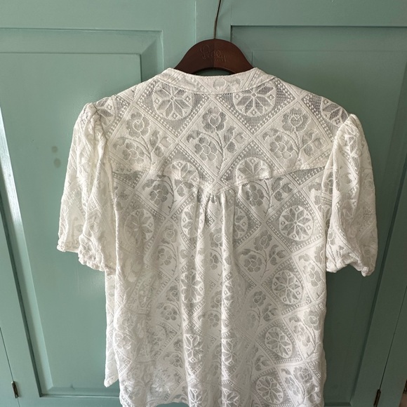 Pilcro White Lace Blouse - Picture 2 of 6